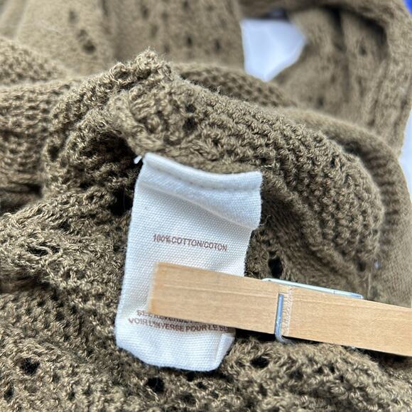 Free People Women's Green Drop Tail Hem Lightweight Cardigan Size XS - Picture 9 of 11